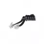 S/CONN 4m RJ10 juodas permatomas TC 70135 68002 ShiverPeaks