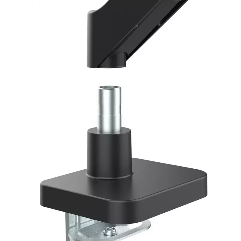 Maclean 2 monitor mount, gas spring, 17-32, 2-10kg, Juoda, MC-134