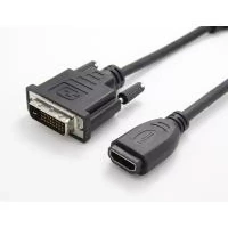 Kabelio adapteris DVI M - HDMI F VALUE 12.99.3116 juodas