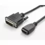 Kabelio adapteris DVI M - HDMI F VALUE 12.99.3116 juodas