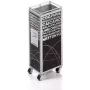 TROIKA MINI TROLLEY rašiklių/pieštukų laikiklis Metalas Juoda Balta
