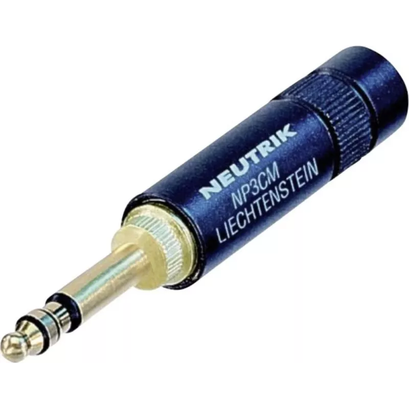 Neutrik NP3CM-B,STEREO jungiamumo priedas, juodas