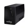 Nepertraukiamo maitinimo šaltinis TECNOWARE Era Plus 1600 — linijinės sąveikos UPS 1,6 kVA / 1120 W, 2 kintamosios srovės lizdai, USB Type-B, juodas