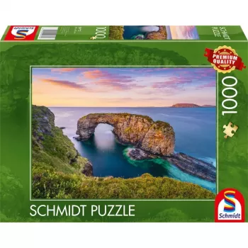 Dėlionė schmidt spiele 59772 — 1000 dalių — Airija Donegalo grafystė Fanad Great Pollet jūros arka