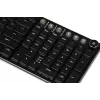 Klaviatūra IBOX AURORA K-6 — pilno dydžio QWERTY, RF belaidė + Bluetooth, RGB apšvietimas, mechaniniai žemo profilio klavišai, juoda