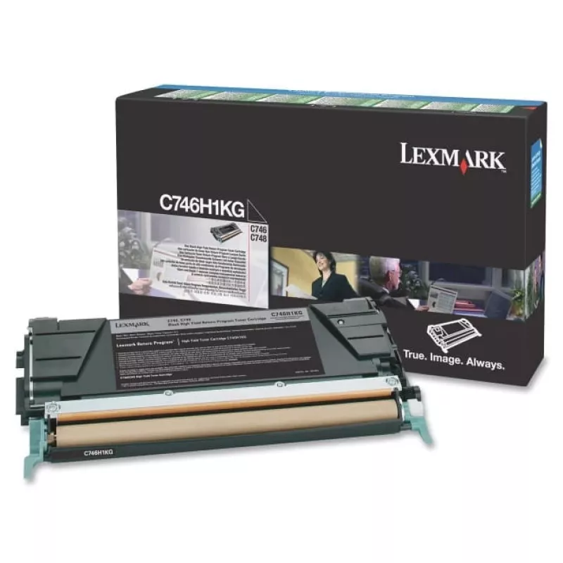 Lexmark C746H1KG juodas dažiklis, 10 000 lapų