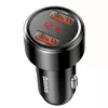 Automobilinis USB greitasis įkroviklis Baseus CCMLC20A-01 – išmaniesiems telefonams, įvestis 12–24 V, išvestis iki 20 V, juoda