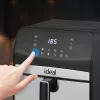 Karšto oro gruzdintuvė Eldom IK1501 — 6,5 L, 1800 W, jutiklinis LED, reguliuojamas termostatas, nuimamas indaplovėje plaunamas dubuo