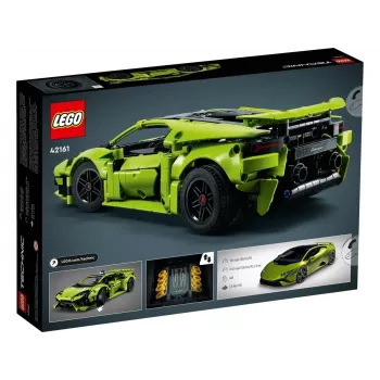 LEGO Technic Lamborghini Huracán Tecnica konstrukcinis modelio rinkinys, mastelis 1:10, 806 dalys, amžius 9+