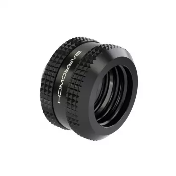 “Barrow Hardtube” jungtis 12 mm G1/4 colio – suspaudžiamoji jungtis 12 mm standiems vamzdeliams, juoda