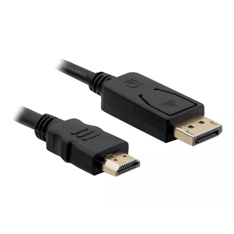 Delock Kabel DisplayPort 1.1 Stecker > High Speed HDMI-A Stecker Passiv 3 m schwarz (82435)