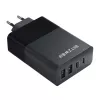 Tinklo įkroviklis BlitzWolf BW-S29 120W juodas — USB maitinimo adapteris, kelių prievadų greitas įkrovimas