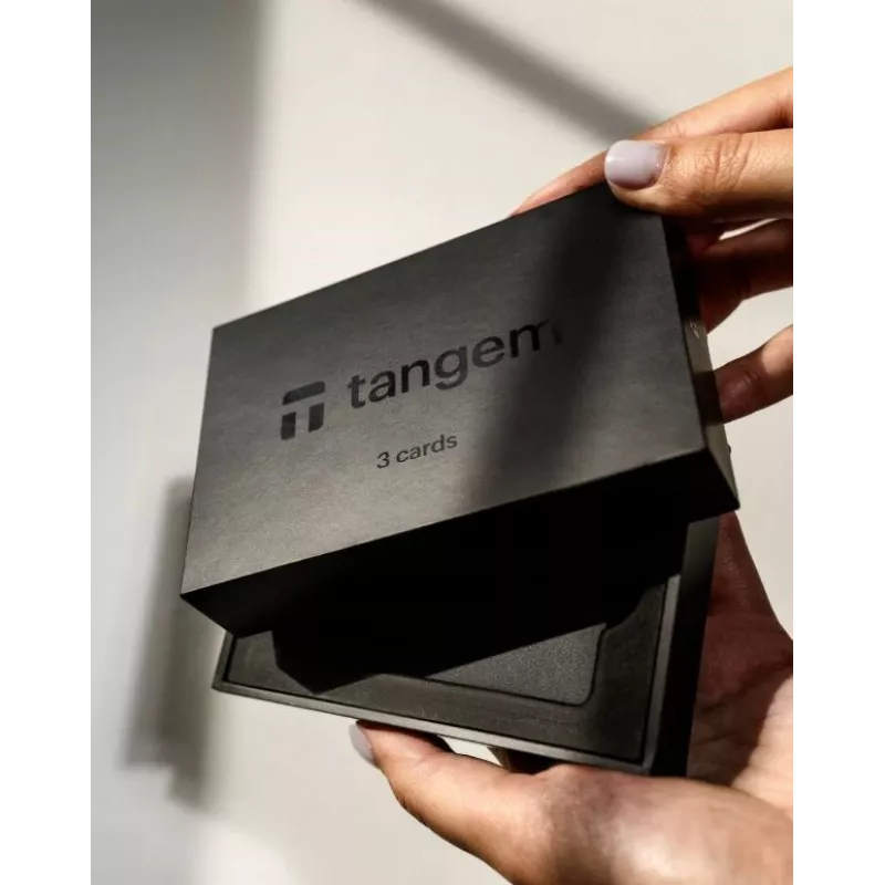 Tangem Wallet kriptovaliutų piniginė - 3 kortelės