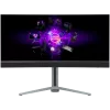 LORGAR 34MP1, UWQHD MiniLED Gaming Monitor Pro, 34'' (3440*1440) VA lenktas monitorius, juoda/pieniškai pilka