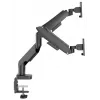 Monitoriaus laikiklis LC-Power LC-EQ-A34B-D 34 col. stalo juodas spaustukas 40 kg