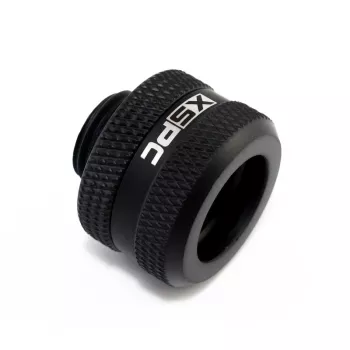 XSPC Connector G1/4 į 14 mm kietąją žarnelę, juoda matinė – 8 vnt.