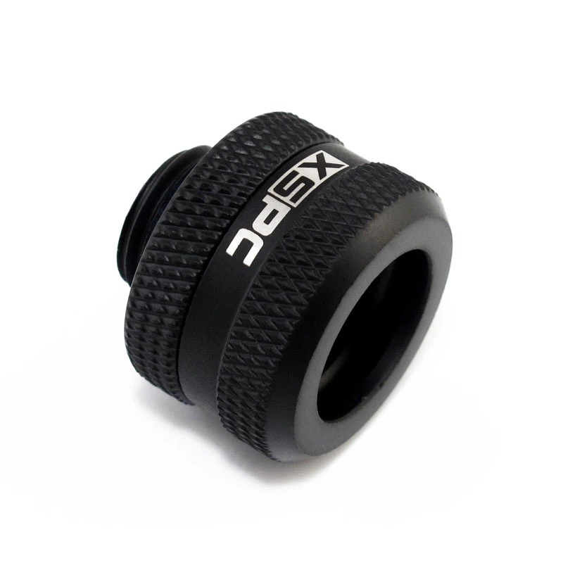 XSPC Connector G1/4 į 14 mm kietąją žarnelę, juoda matinė – 8 vnt.