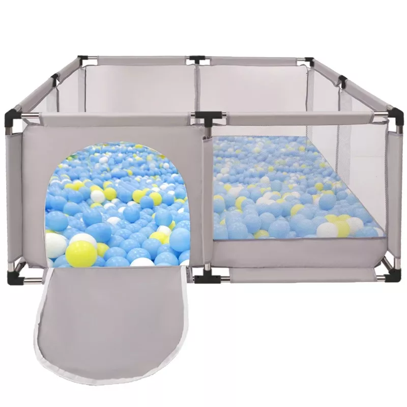 Extralink vaikų maniežas, sausas baseinas žaidimams, sulankstomas 126x126 cm kamuoliukų duobė k-458