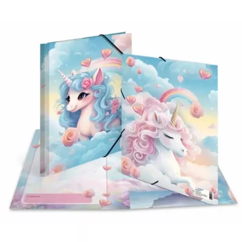 HERMA A4 aplankas-vokas „Happy Unicorns“