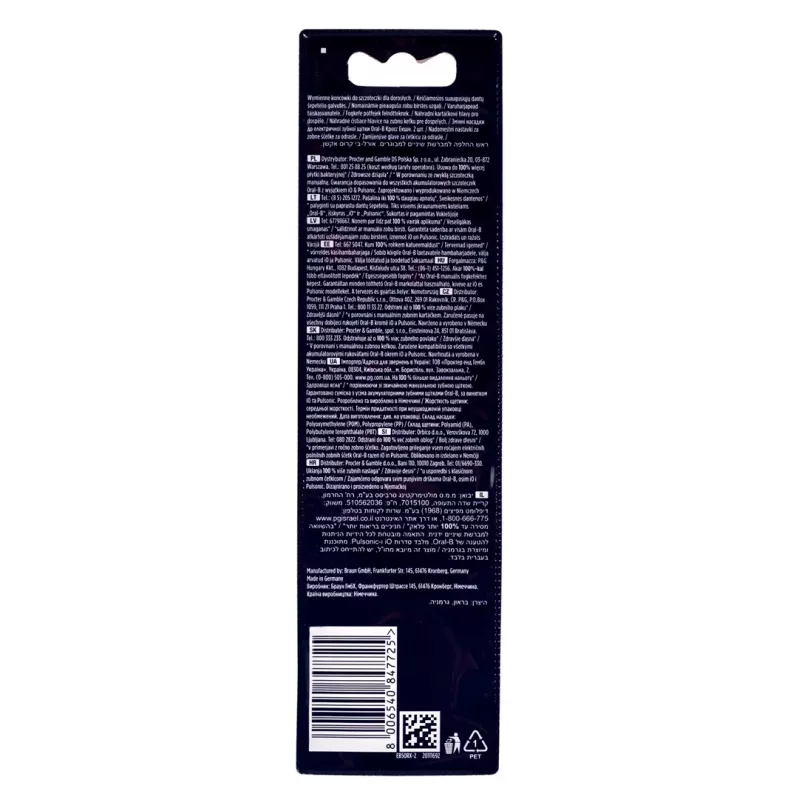 Oral-B EB50RX-2 CrossAction keičiamosios šepetėlių galvutės, 2 vnt.