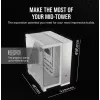 Corsair CC-9011285-WW kompiuterio korpusas Midi Tower Pilka, Balta