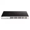 D-Link DGS-1210-28MP/E tinklo jungiklis Valdomas L2 Gigabit Ethernet (10/100/1000) Power over Ethernet (PoE) 1U Juoda, Pilka