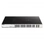D-Link DGS-1210-28MP/E tinklo jungiklis Valdomas L2 Gigabit Ethernet (10/100/1000) Power over Ethernet (PoE) 1U Juoda, Pilka