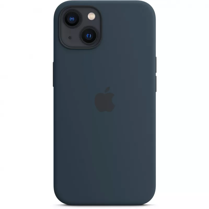 Apple silikoninis dėklas iPhone 13 su MagSafe (abyss Mėlyna)
