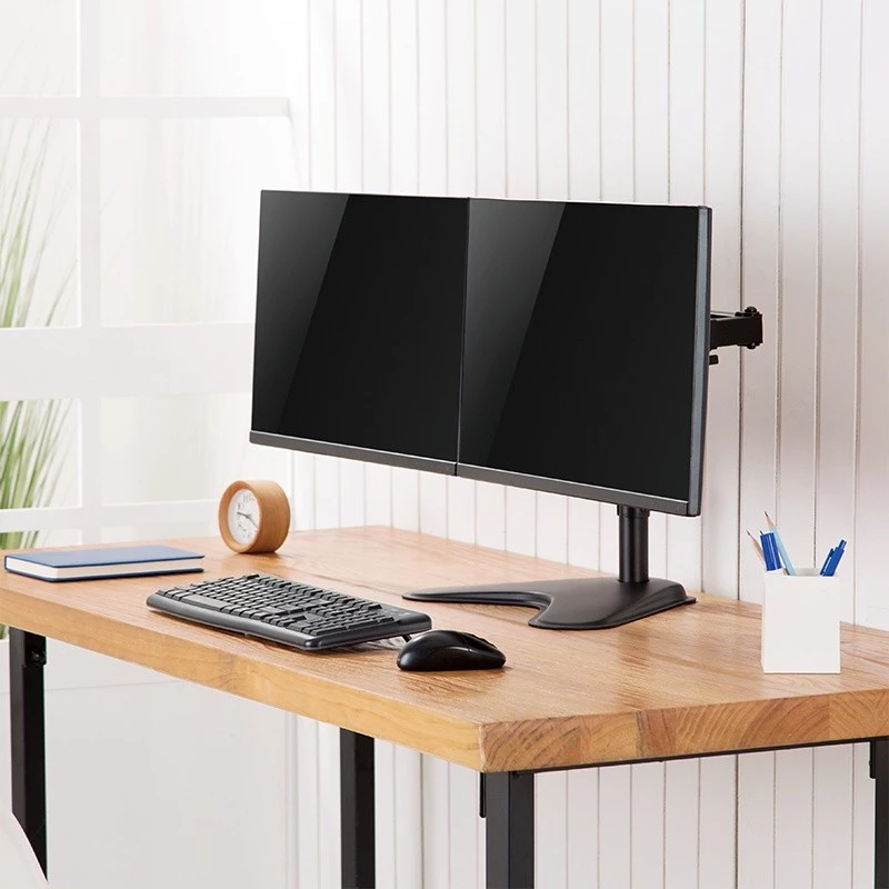 Monitoriaus laikiklis LOGILINK BP0099 2 ekranams, iki 81,3 cm (32 colių), VESA 75x75–100x100, maks. 8 kg, juodas