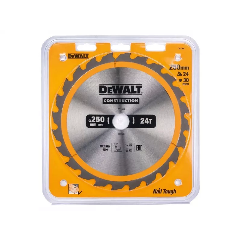 DeWALT DT1957-QZ diskinis pjūklas 25 cm 1 vnt.