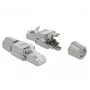 Laidinė jungtis DeLOCK 86477 RJ-45 Pilka