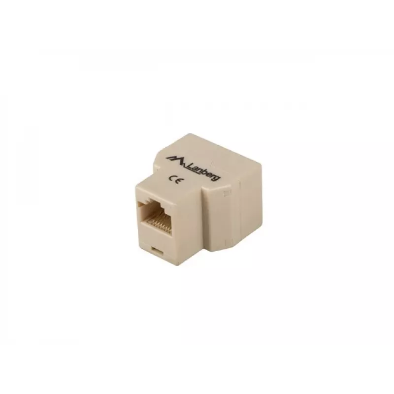 Lanberg AD-RJ45-2RJ45-OU tinklo skirstytuvas Smėlio spalvos