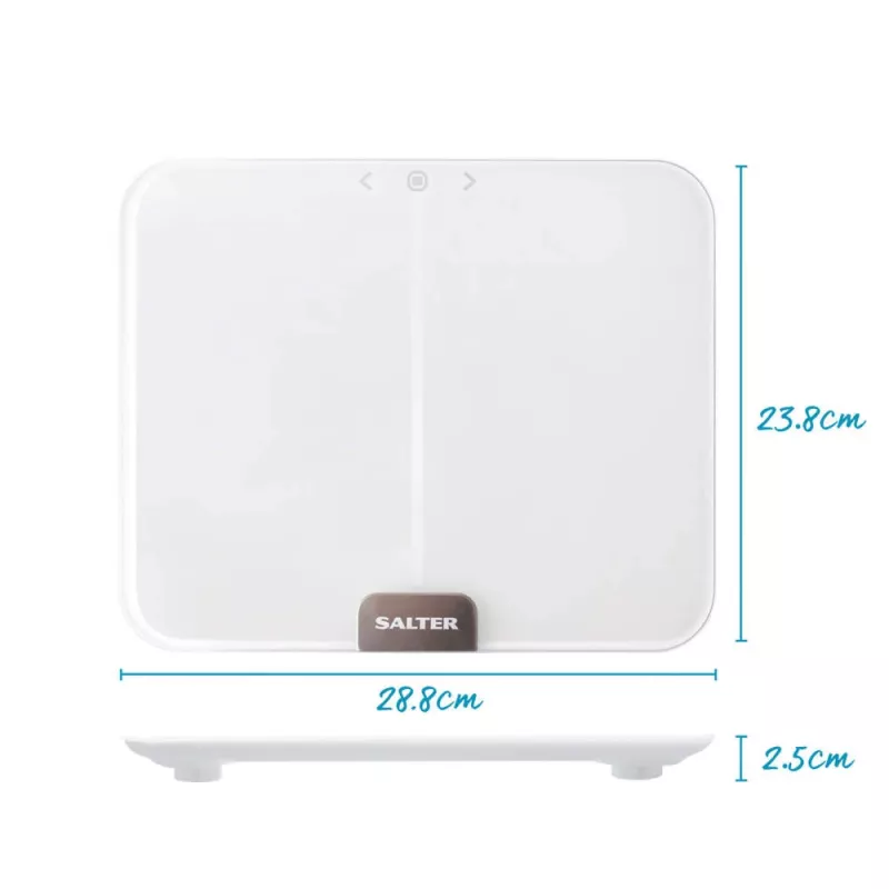 Scale Salter 9164 WH3RJLEU16 Ghost Compact Analyser White