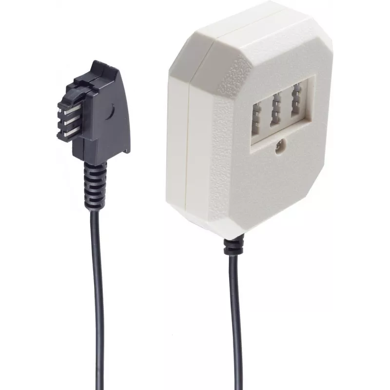 telefono laidas ShiverPeaks BS71010-6 6 m Juoda Balta