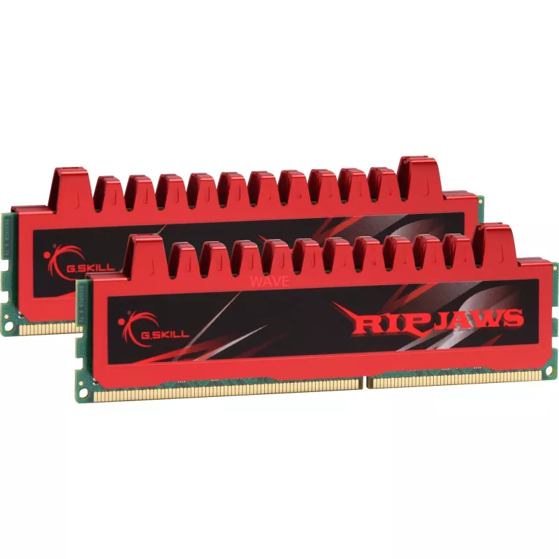 DIMM 8 GB DDR3-1600 (2x 4 GB) Dual-Kit, Atmintis F3-12800CL9D-8GBRL, Ripjaws, Lite Retail