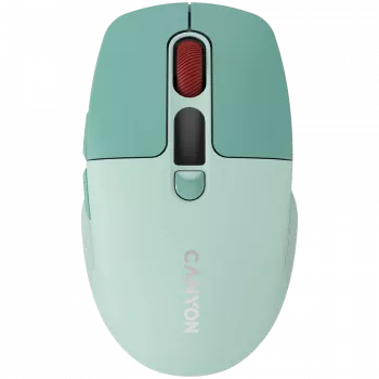 Canyon MW-26 – 2-in-1 belaidė optinė pelė Bluetooth / 2,4 GHz – tyli – žalia