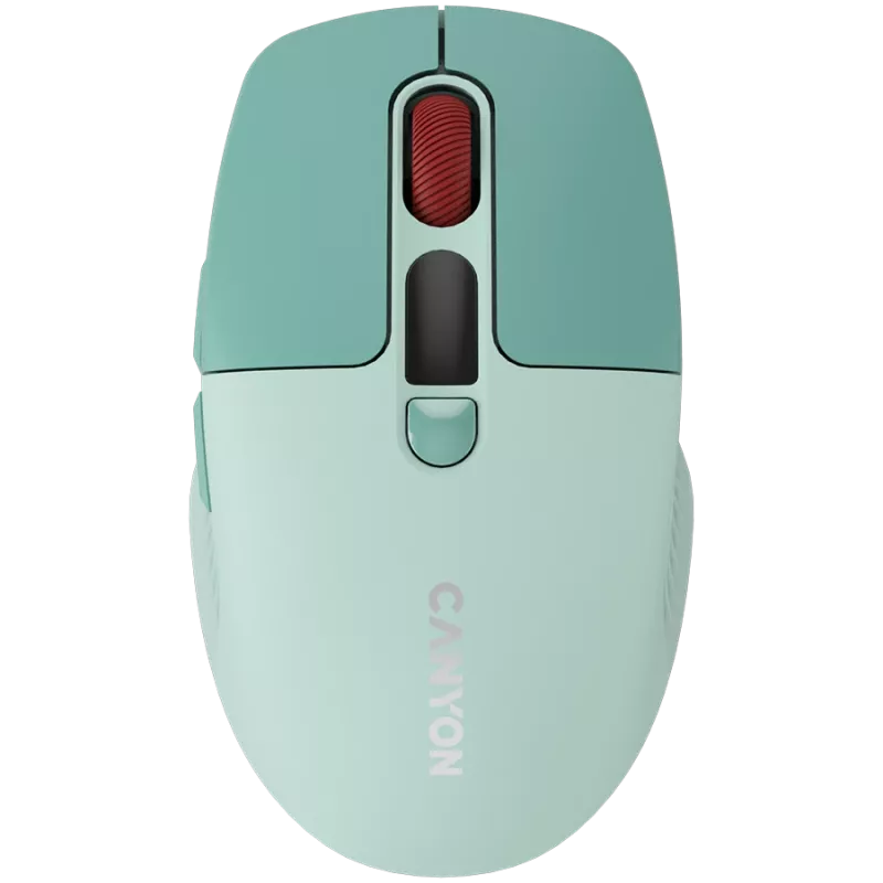 Canyon MW-26 – 2-in-1 belaidė optinė pelė Bluetooth / 2,4 GHz – tyli – žalia