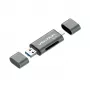 Vention USB3.0 daugiafunkcis kortelių skaitytuvas pilkas metalinis tipas