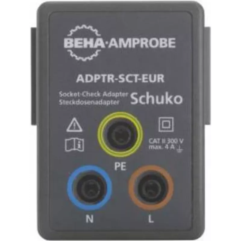 Beha Amprobe Adapter ADPTR-SCT-EUR lizdų testavimo adapteris ADPTR-SCT-EUR, 4854899 (4854899)
