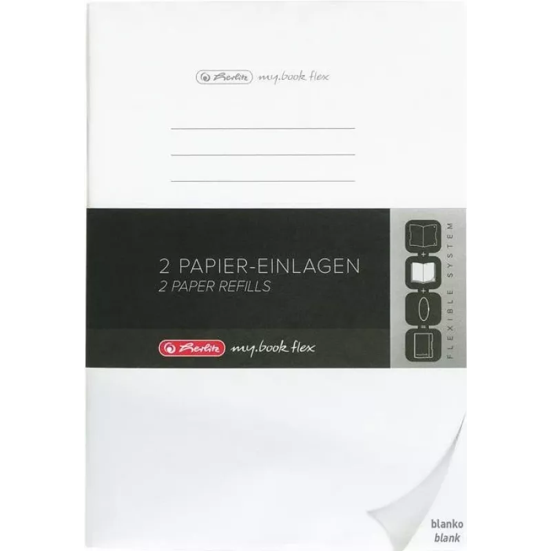 Užrašų knygelė Herlitz 50034109 A4 80 lapų balta