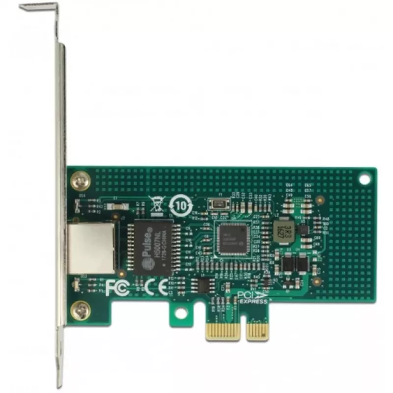 DeLock PCI Express kortelė > 1 x Gigabit LAN - Tinklo adapteris - PCIe 2.1 žemo profilio - Gigabit Ethernet