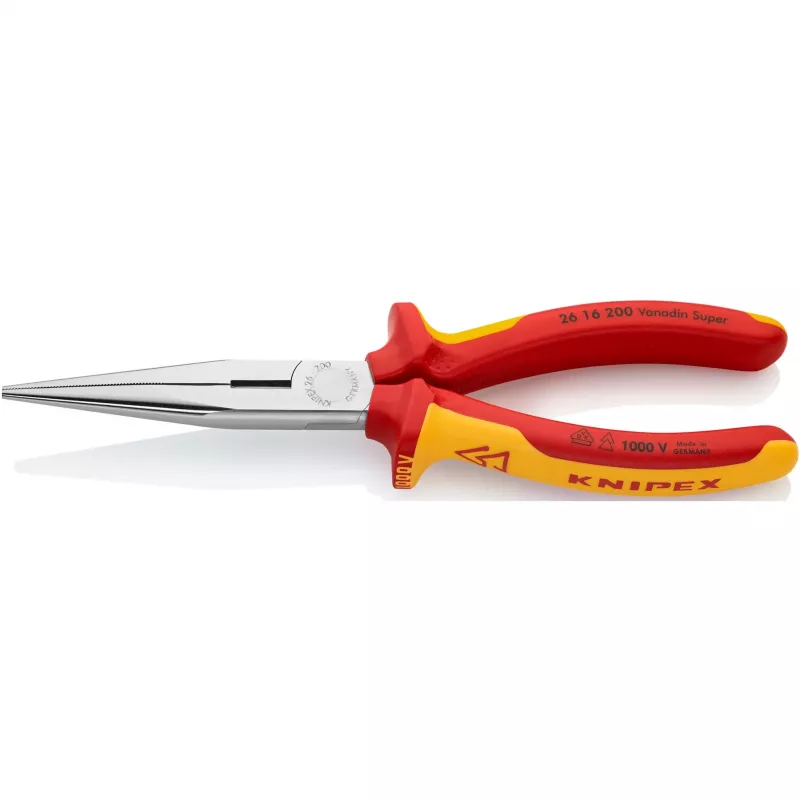 KNIPEX IZOLIUOTOS REPLĖS 1000V TIESIOS ILGINTOS 200 mm
