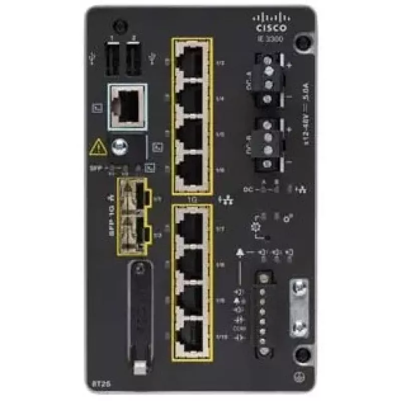 Valdomas komutatorius Cisco Catalyst IE-3300-8T2S-E L2 Gigabit Ethernet 8 prievadai