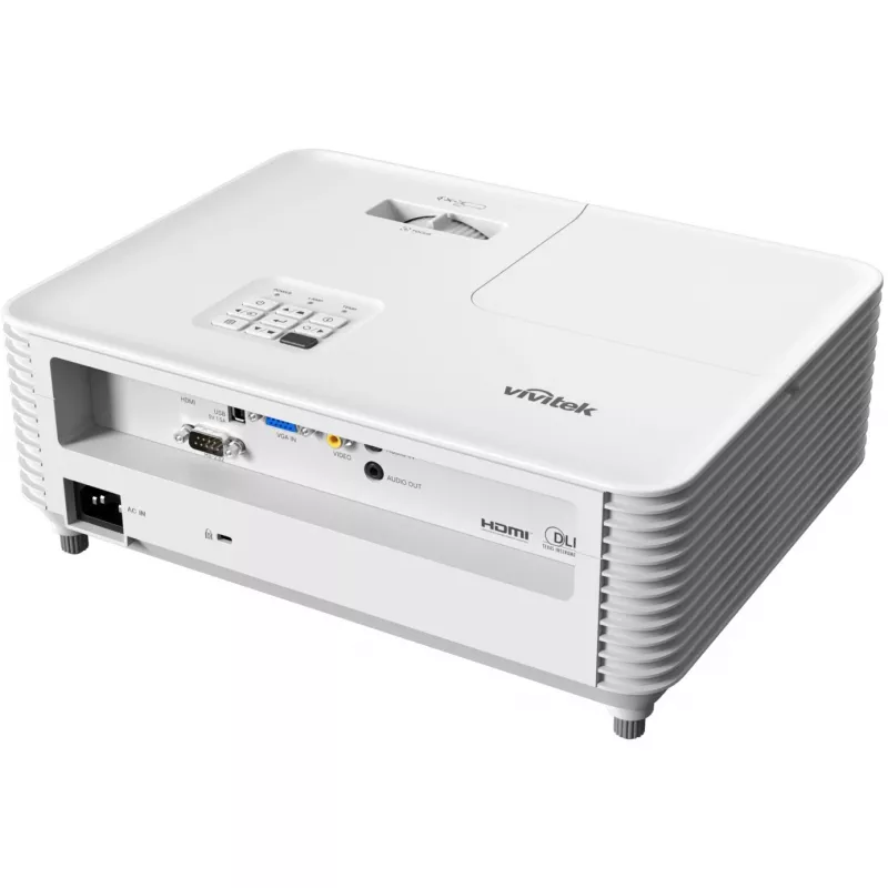Trumpojo nuotolio projektorius Vivitek DX335ST — 3200 ANSI liumenų, WXGA 1280×800, projekcijos santykis 0,52:1, 16 W garsiakalbis, HDMI 2.0