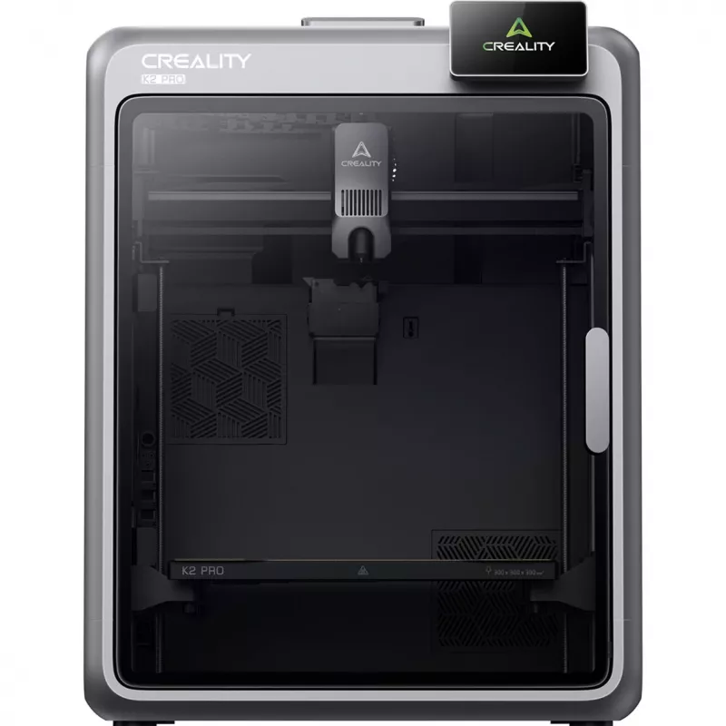 3D spausdintuvas Creality K2 Pro — spausdinimo tūris 300×300×400 mm, dviguba Z ašis