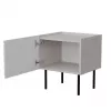Naktinis staliukas Cama LUCCA, cama meble, 47x40x52 cm, kašmyro spalva, MDF / medžio drožlių plokštė, 2 vnt. rinkinys