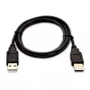 USB kabelis V7 juodas USB 2.0 A kištukas į A patiną 1m 3,3 pėdos