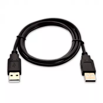 USB kabelis V7 juodas USB 2.0 A kištukas į A patiną 1m 3,3 pėdos