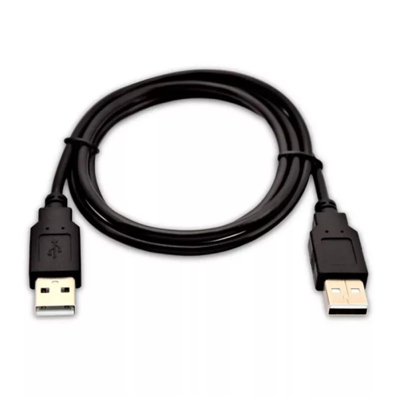 USB kabelis V7 juodas USB 2.0 A kištukas į A patiną 1m 3,3 pėdos