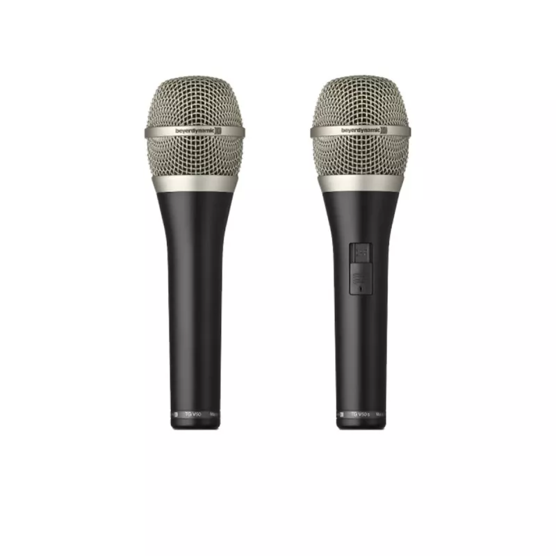 Sceninis mikrofonas Beyerdynamic TG V50d — laidinis, XLR-3, 50–17000 Hz, 600 Ω, juoda/sidabrinė